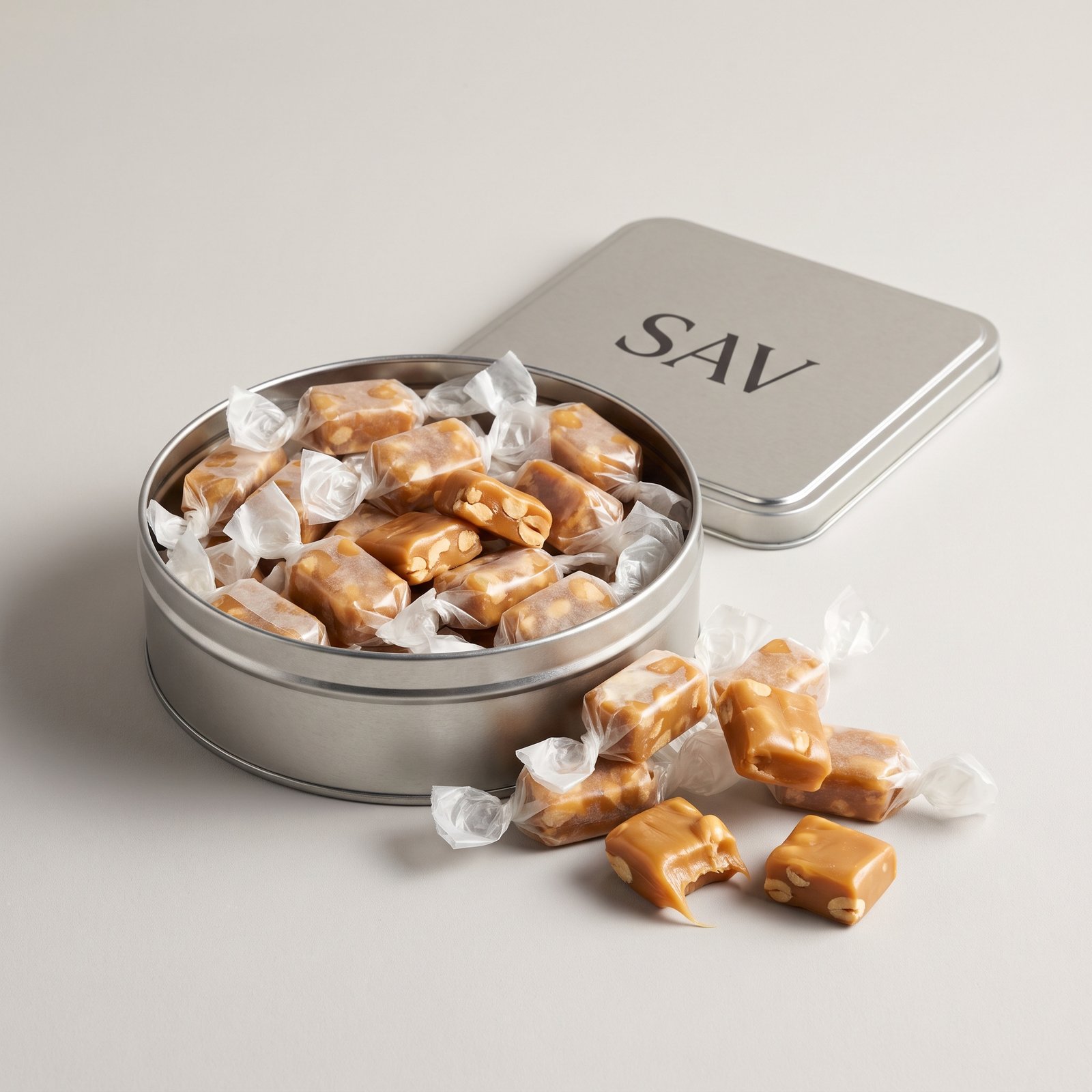 Salted Peanut Brittle Tin