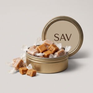 Vanilla Bean Fudge Tin